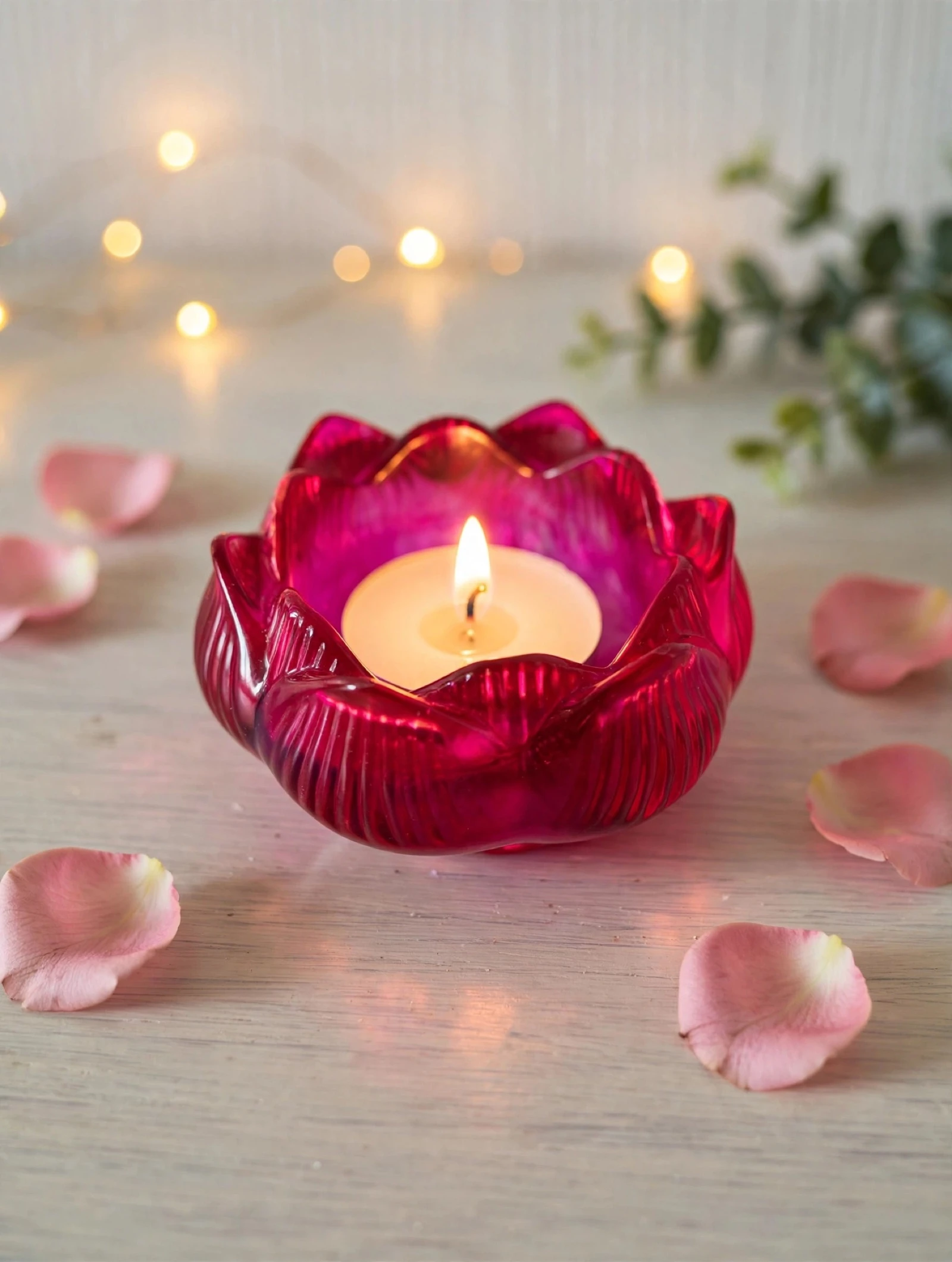 Bougeoir fleur 